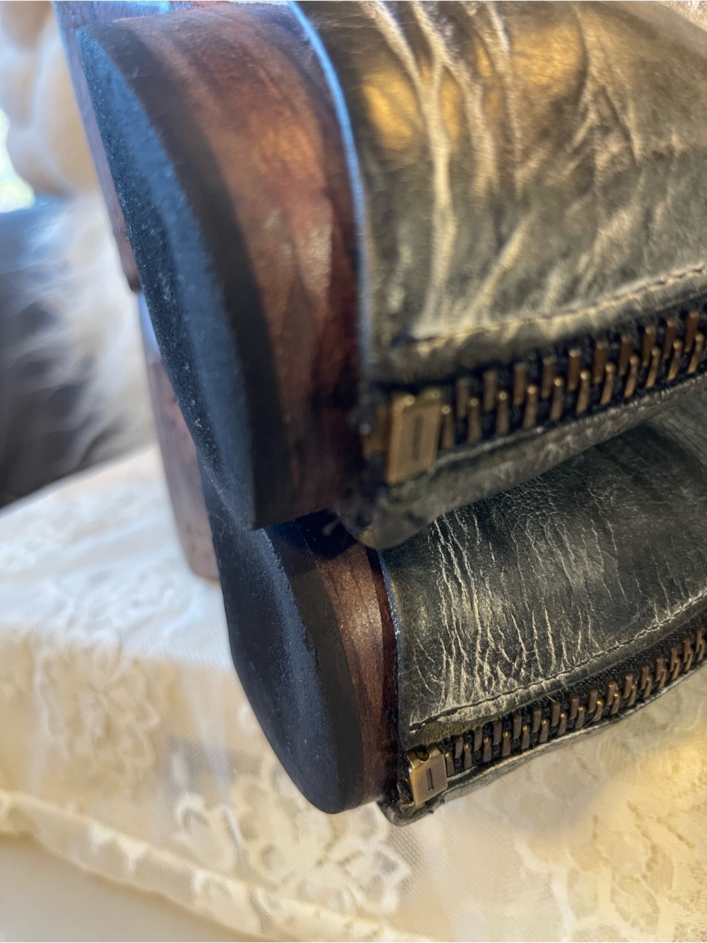 Freebird by Steven EUC “Ravi” Mid-Calf Boots in Ice Colorway MSRP$350 - Picture 6 of 10